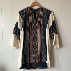 Vintage Hmong Traditional Textile Art Tunic